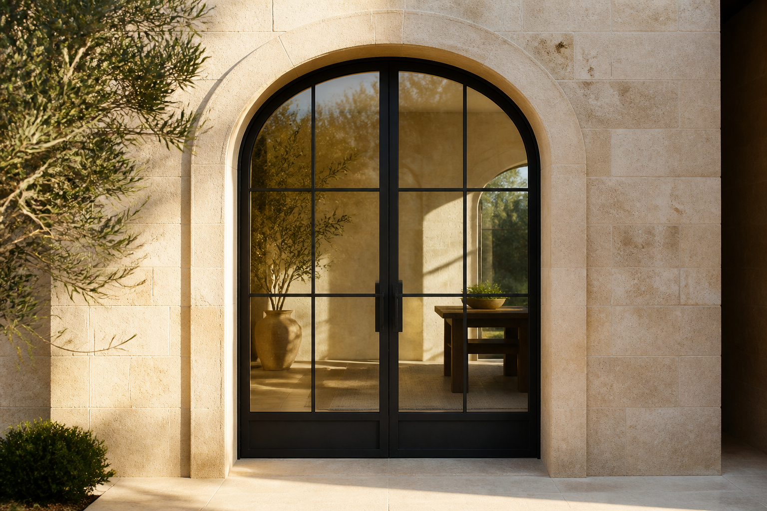 VLX 100 Arched / Custom Door in Coral Gables, FL | TruePane Windows & Doors - detail 3
