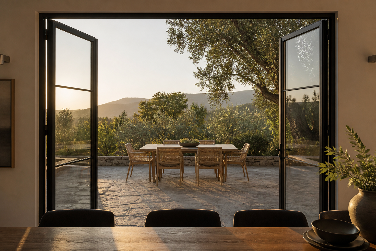 VLX 100 Double Swing / French Door in Coral Gables, FL | TruePane Windows & Doors - detail 6